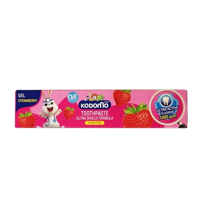 Дитяча зубна гель-паста Kodomo Ultra Shield Formula Полуниця, 40 г